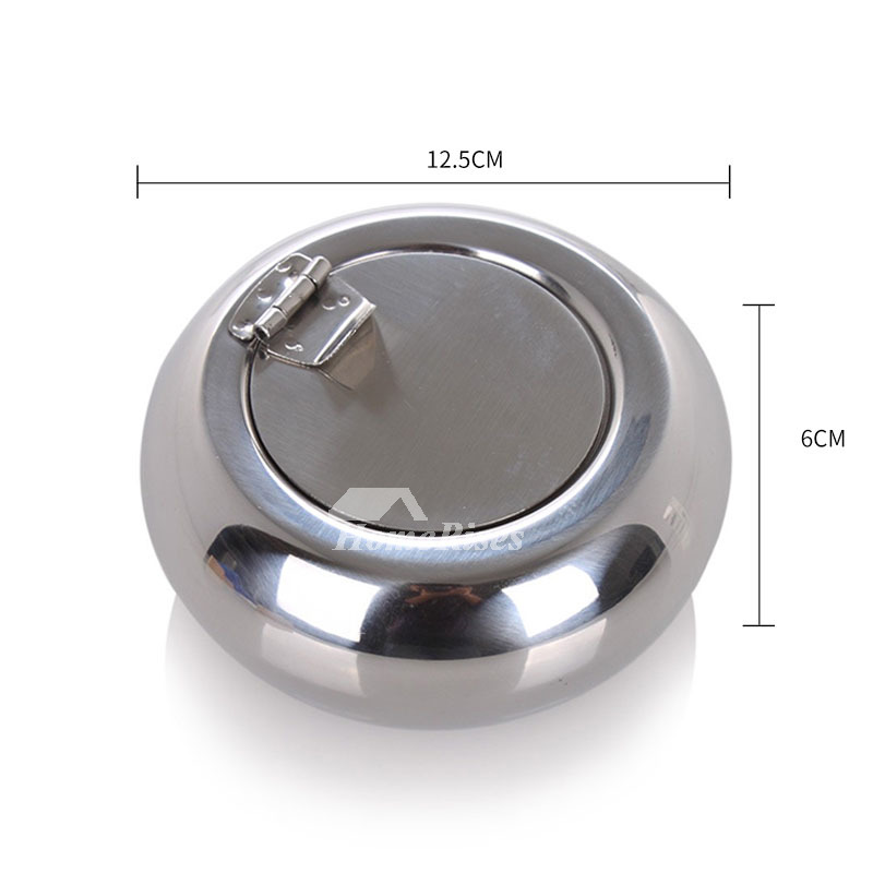 Ashtrays For Sale Silver Stainless Steel Drum Commercial Designer