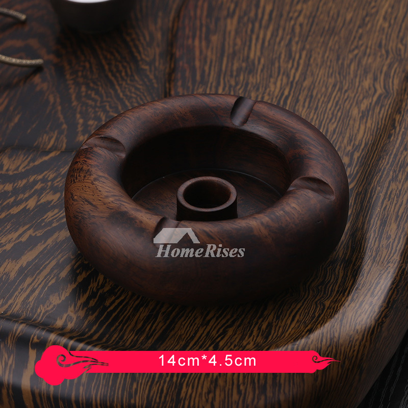 Wooden Ashtray Round Antique For Sale Unique Designer Creative
