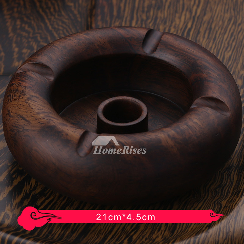 Wooden Ashtray Round Antique For Sale Unique Designer Creative