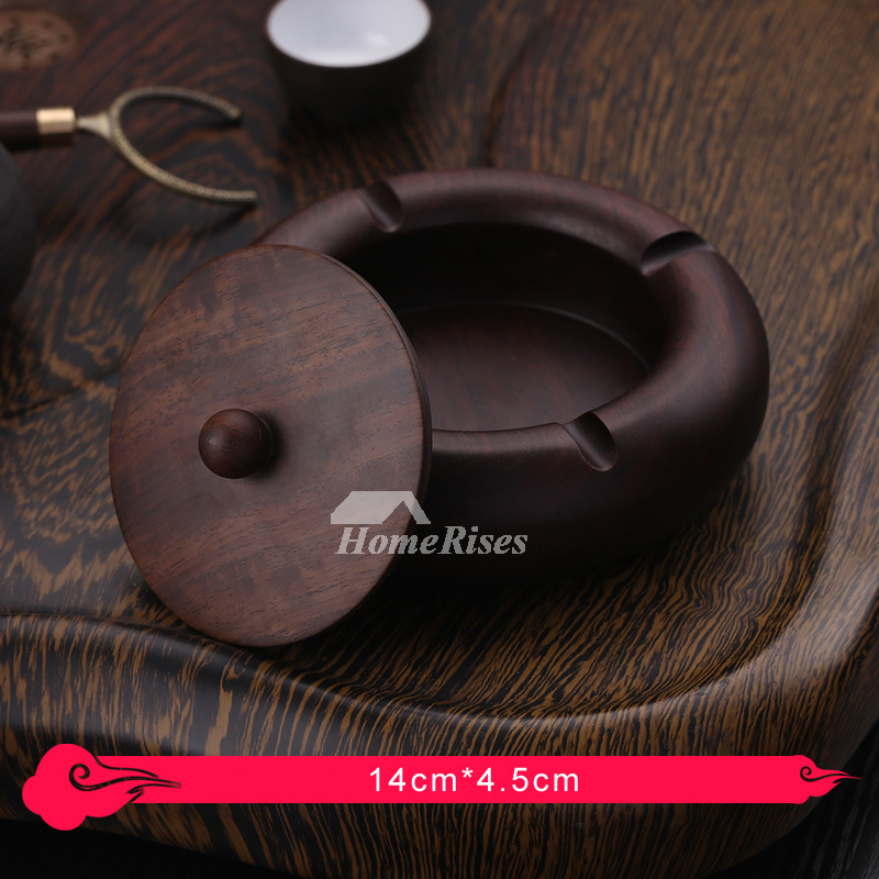 Ashtrays For Sale Wooden Unique Antique Vintage With Lid Decorative