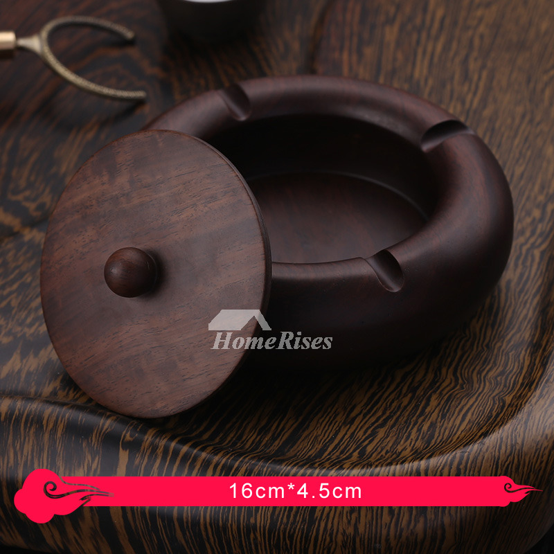 Ashtrays For Sale Wooden Unique Antique Vintage With Lid Decorative