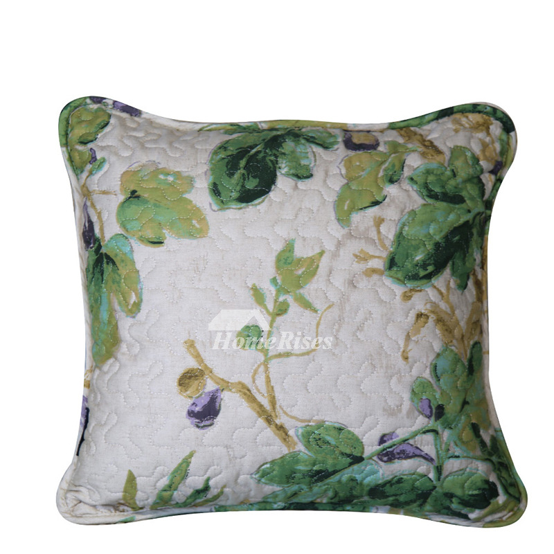 Decorative Bed Pillows Cotton Geometric Square Living Room (Pillow Core