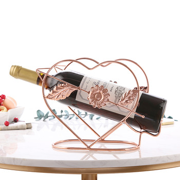 Single Wine Bottle Holder Decorative Unique Metal Carved Unique Best