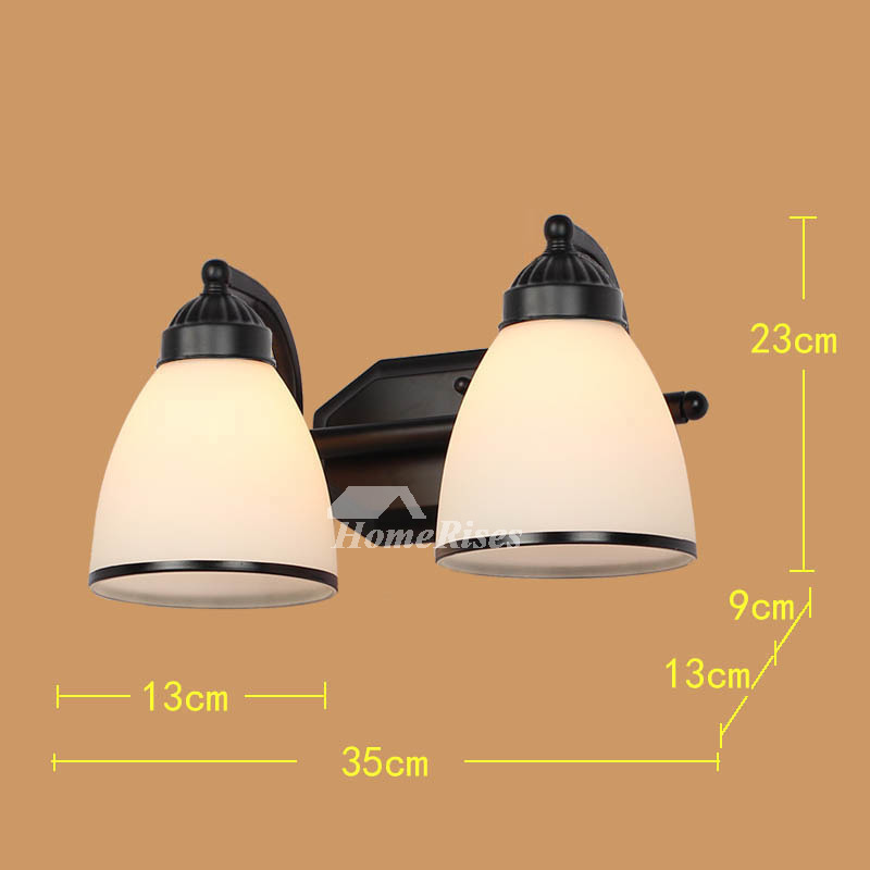 black modern wall sconce