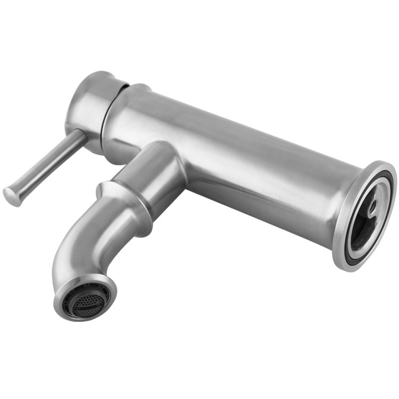 Best Bathroom Faucets Brushed Silver Stainless Steel Rotatable