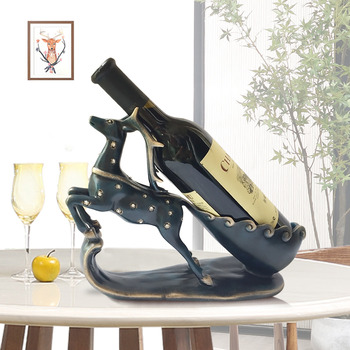 Creative Resin Deer Decorative Single Unique Wine Holders Modern