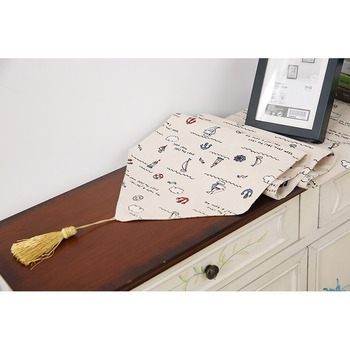 Wholesale Table Runners Burlap Blending Holiday 72 Inch Cream