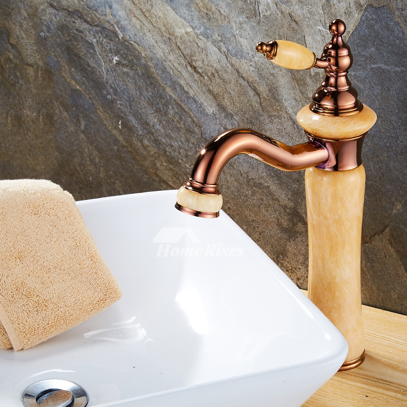 Bathroom Water Faucet Single Handle Vessel Filtering One Hole Vintage