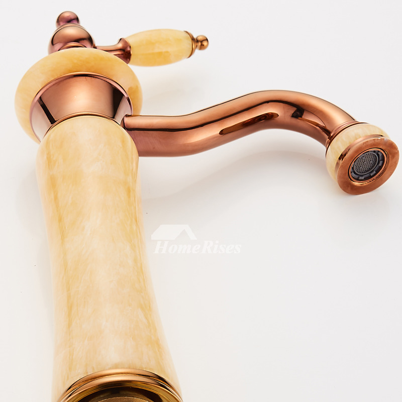 Bathroom Water Faucet Single Handle Vessel Filtering One Hole Vintage