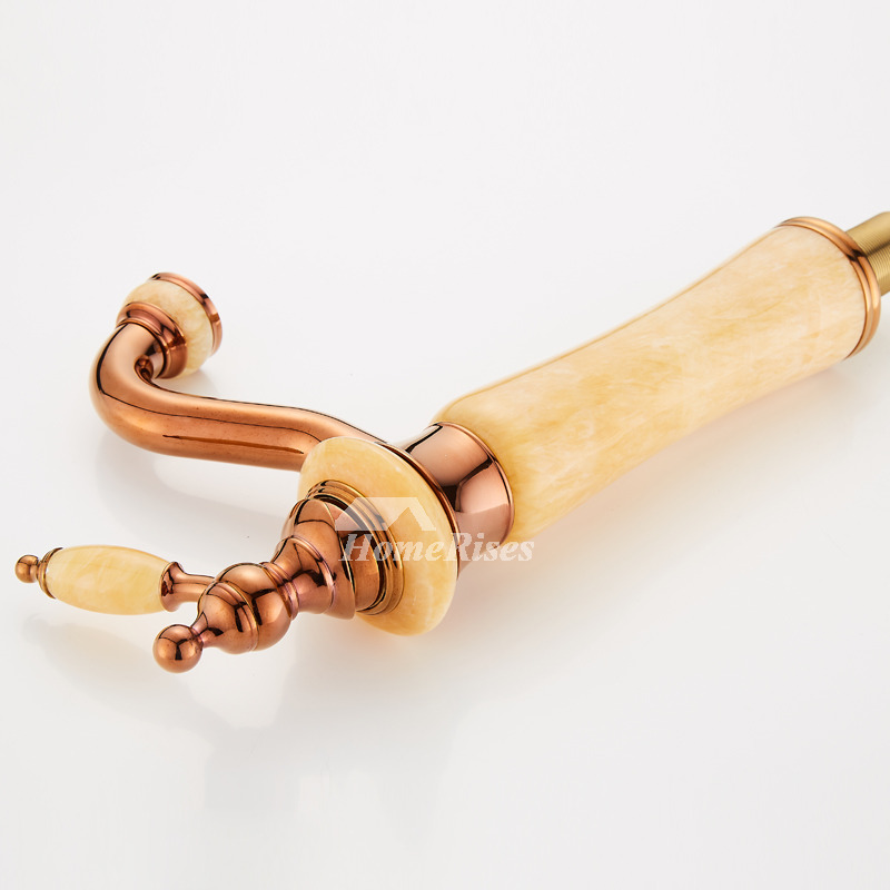 Bathroom Water Faucet Single Handle Vessel Filtering One Hole Vintage