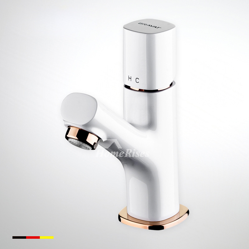 Modern Faucets For Bathroom Sinks Vessel Single Handle White