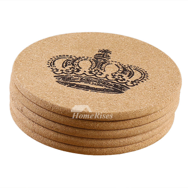 Personalized Round Cork Coasters