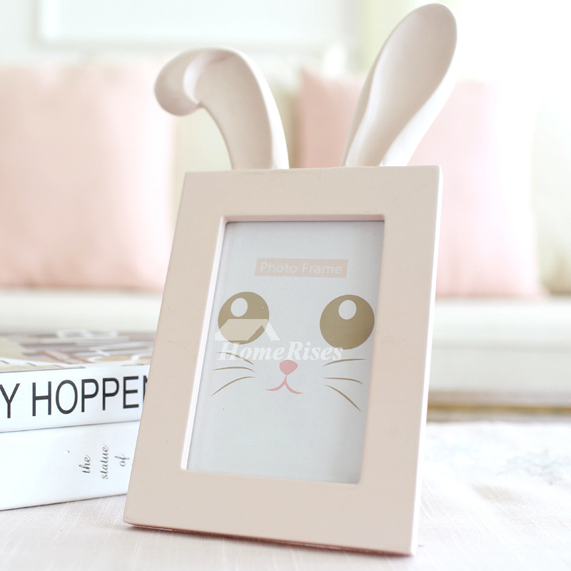 Decorative Picture Frames 4X6 White Wood Carved Kid Cute