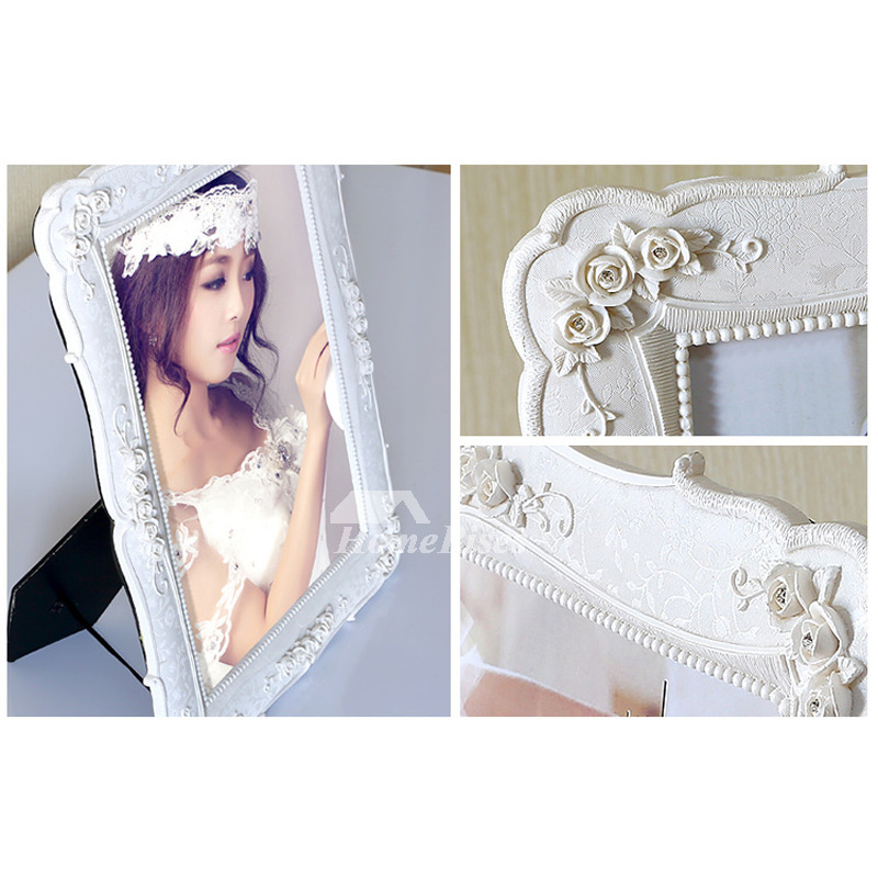Resin White Rectangule 5X7 Picture Frames Modern Wholesale