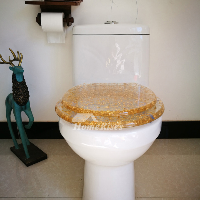 Golden Toilet Seats : bathroom seats