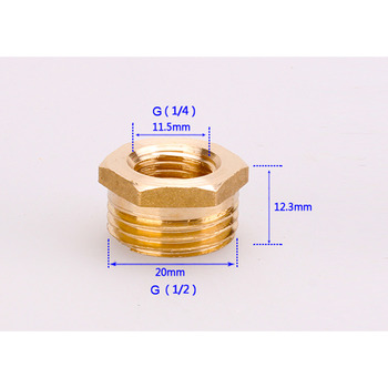 Best Brass G1/4 G1/2 G1/2 G3/8 Faucet Connector Bathroom Solid