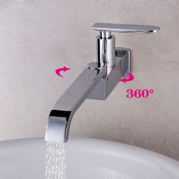 Industrial Kitchen Faucet Wall Mount Silver/Gold Brushed Pot Filler