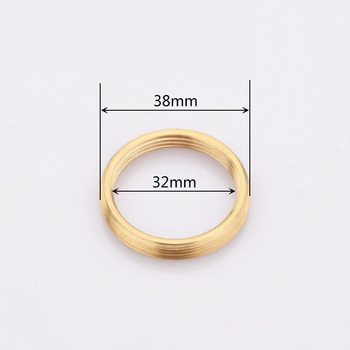 Designer Fastener Nut Faucet Fixed Foot Accessory Brass Plastic Gold