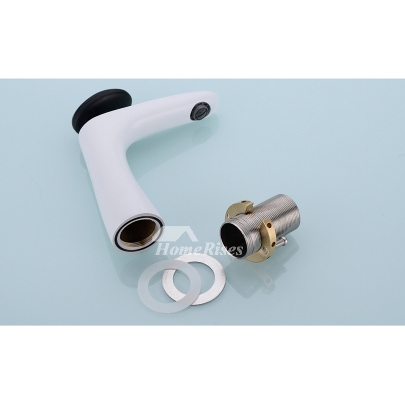 Clearance Bathroom Faucets White Vessel Single Handle Brass Best