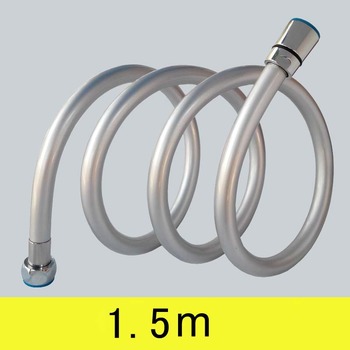 Solid PVC Silver/Blue/Pink Bathroom Kitchen Anti-Explosion Faucet Hose