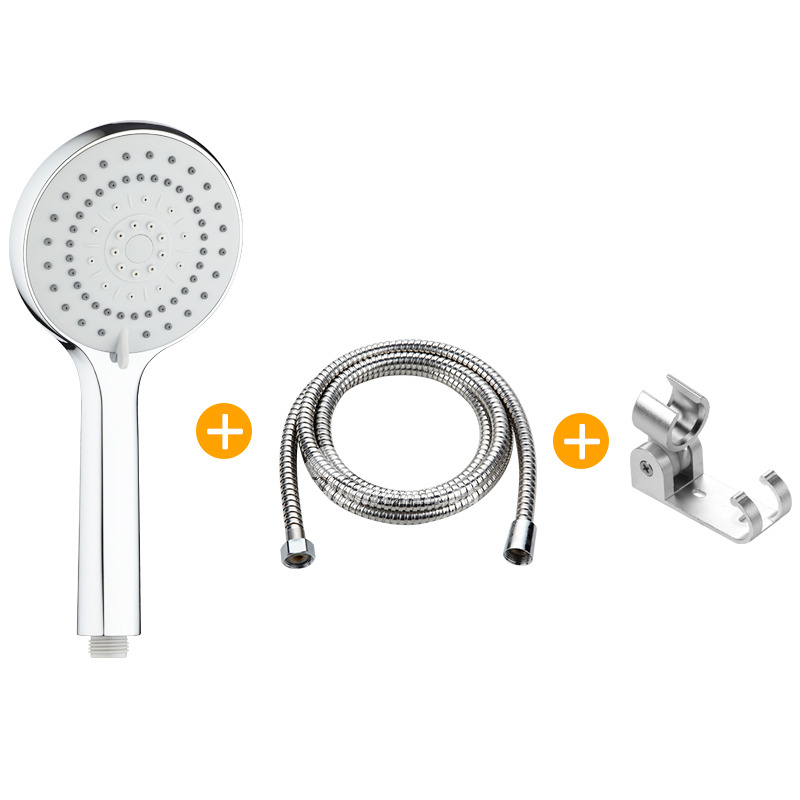 Solid Hand Shower Adapter ABS Plastic Stainless Steel Faucet Hose Set