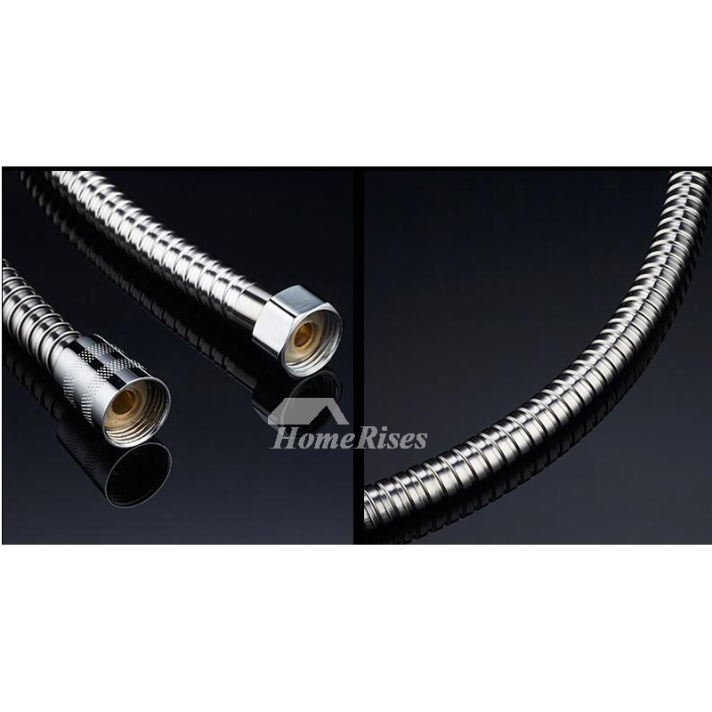 Solid Hand Shower Adapter ABS Plastic Stainless Steel Faucet Hose Set