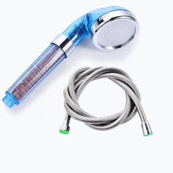 Modern ABS Plastic Stainless Steel Hand Shower Faucet Hose Silver