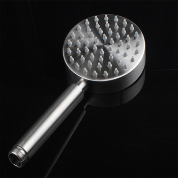  304 Stainless Steel Shower Head Brushed Bathroom Filtering