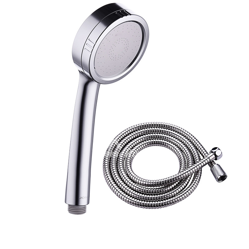 ABS Plastic Stainless Steel Faucet Hose Hand Shower Bathroom Silver