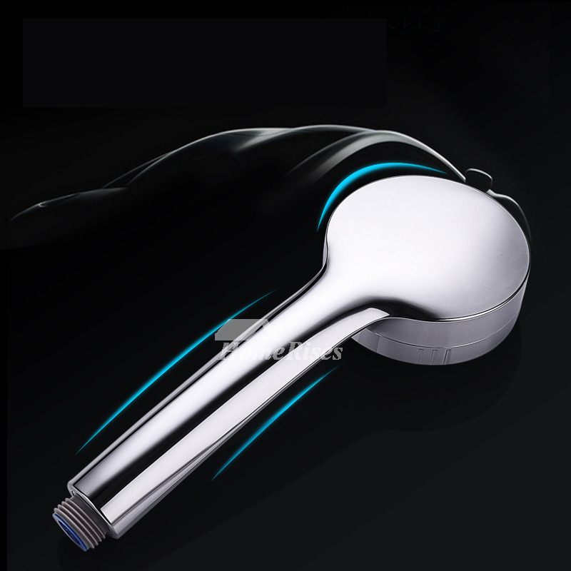 ABS Plastic Stainless Steel Faucet Hose Hand Shower Bathroom Silver