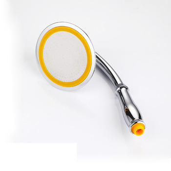 Solid Top Shower Faucet Hose Adapter Chrome Plastic Stainless Steel