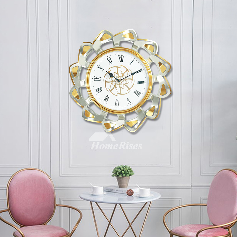 Fancy Wall Clocks Colorful Hanging Creative Unusual Metal Large 16 inch