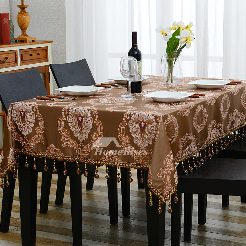 Tablecloths For Sale Pink/Beige/Brown Polyester Cheap Picnic