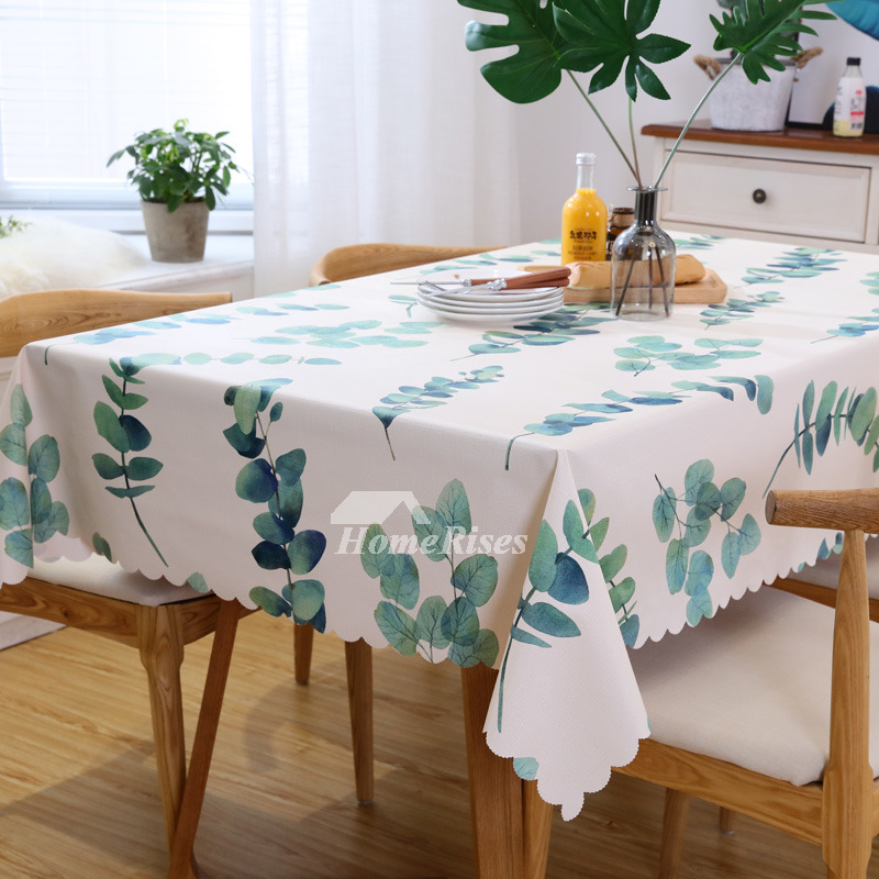 Waterproof Tablecloth Modern PVC Oblong/Square For Sale Spring