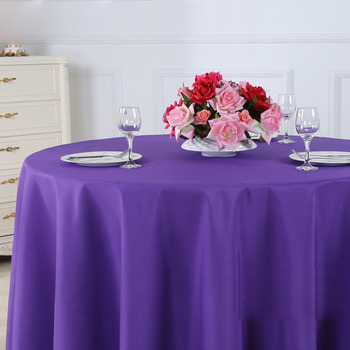 Purple Tablecloth Green/Gray Polyester Round 70 Inch Best For Sale