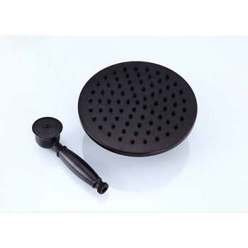 8 Inch Oil-Rubbed Bronze Top Shower Antique Brass Round Hand Shower