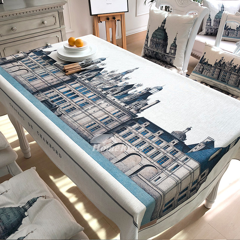 High End Tablecloths Cotton Linen Wholesale Oblong Dining Room