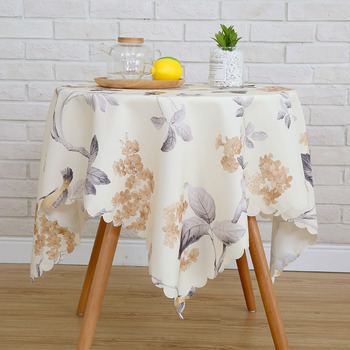 Modern Printed Polyester Round 70 Inch Sale Fabric Tablecloths 