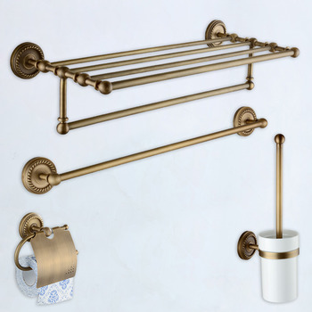 Luxury Brass Gunmetal Grey Bathroom Hardware Matte Electroplated