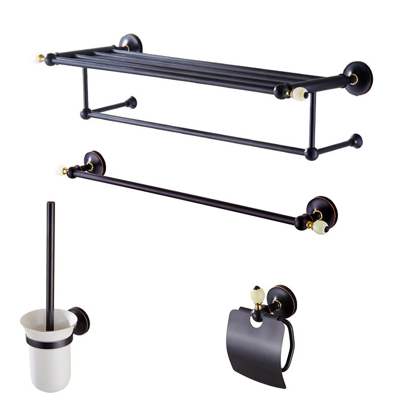 Oil Rubbed Bronze Bathroom Accessories Black Brass Marble Antique