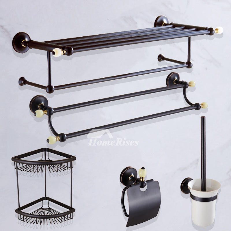 Black Brass Bathroom Accessories Oil Rubbed Bronze Antique Marble