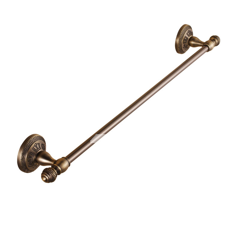 Antique Bronze Brass Metal Wall Mounted Towel Rack Bath Towel Rack