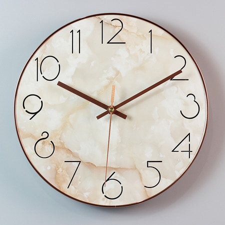 Simple Marble Wall Clock