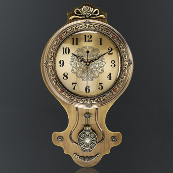Creative Personality Swing Modern Wall Clock Fashion Pendulum Metal