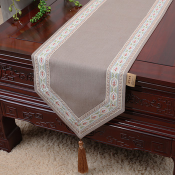 Dining Table Runner Tablecloth Small Cotton Linen Holiday 120 Inch