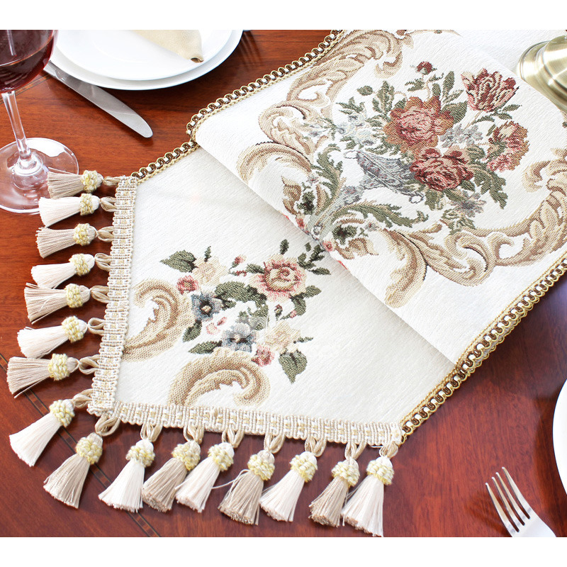 Red Classic Stripe Paper Table Runner