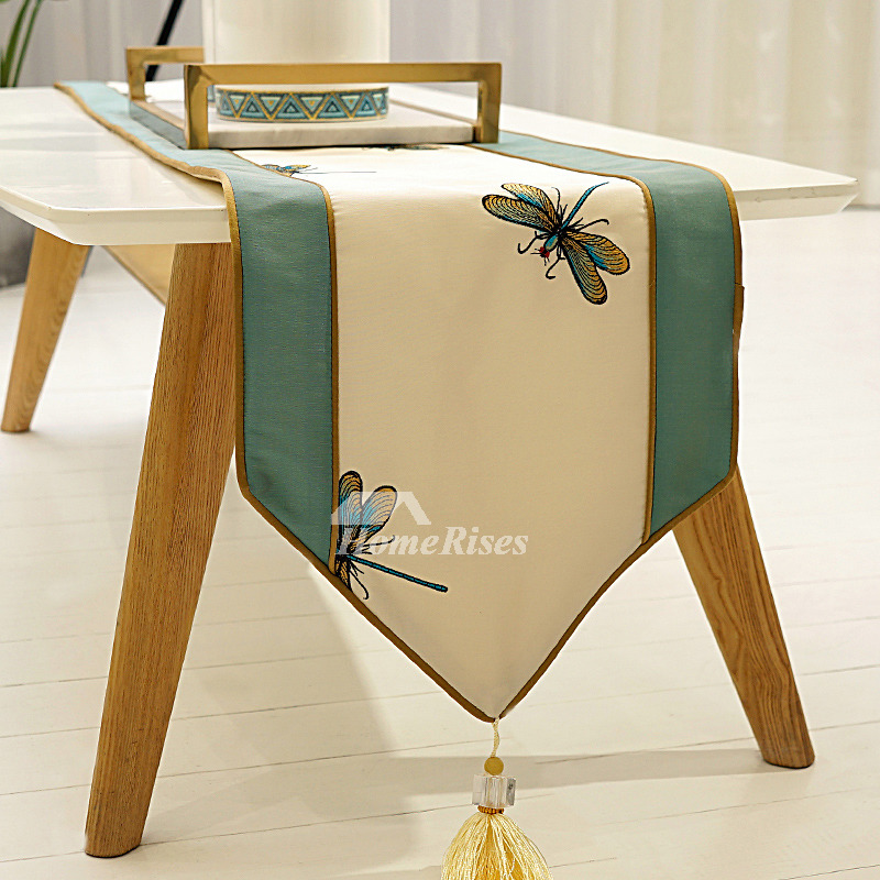 72 Inch Table Runner Beautiful Floral Outdoo Coffee Cotton Decor