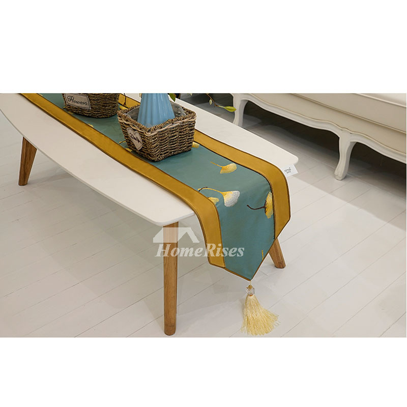 72 Inch Table Runner Beautiful Floral Outdoo Coffee Cotton Decor