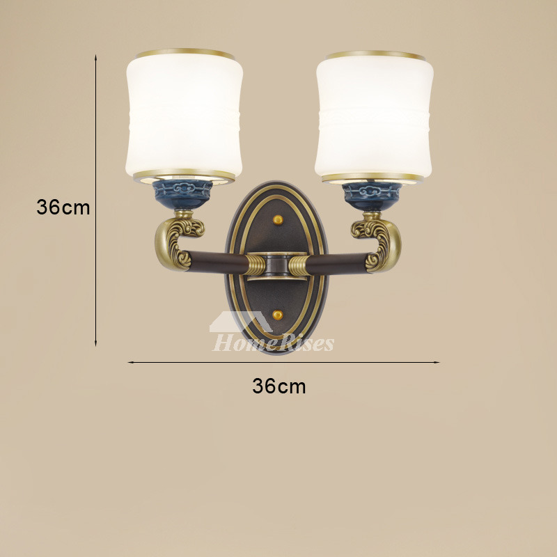 Black Modern Bedside Wall Sconces Brass Art Deco Living Room Home