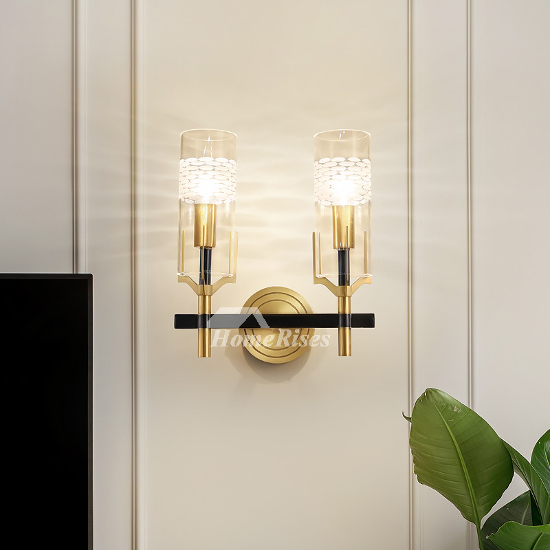 Reading Lamps Wall Mounted Simple Courtyard Aisle Luxury Brass Wall Sconces Living Room Gold